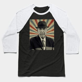 Leonard Cohen Baseball T-Shirt